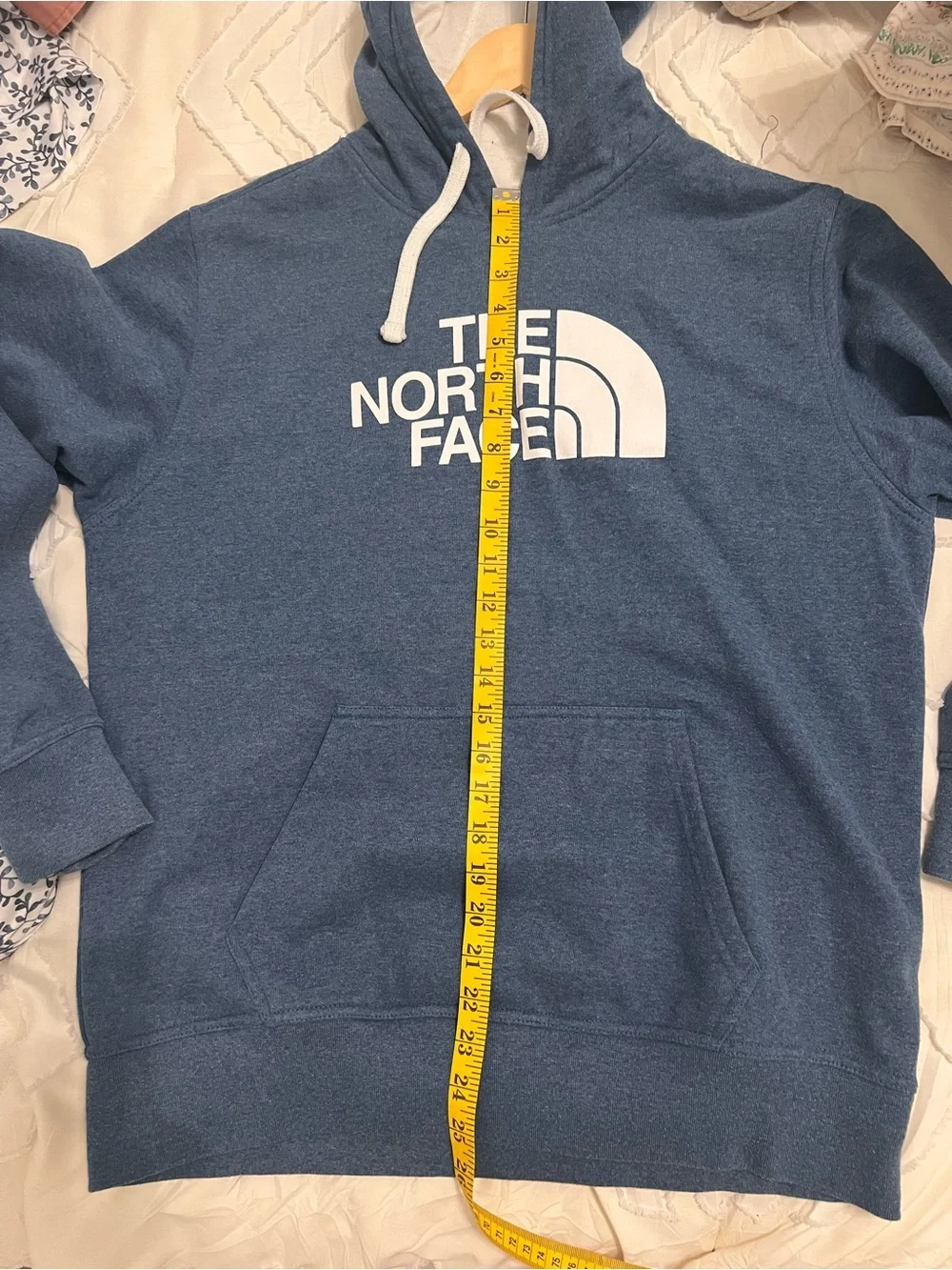 The North Face Half Dome Hoodie Men’s Large Blue Logo Pullover Sweatshirt